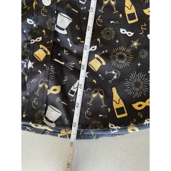 SIMON BANKS NEW YEARS MENS BUTTON DOWN DRESS SHIRT - Picture 5 of 5